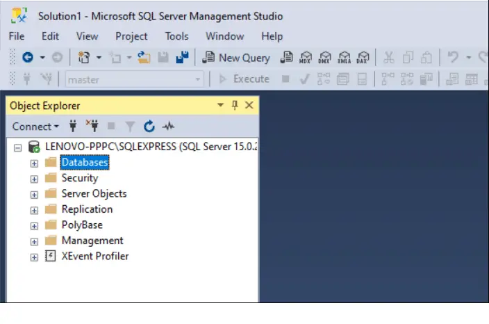 Microsfot SQL Sever Management Studio