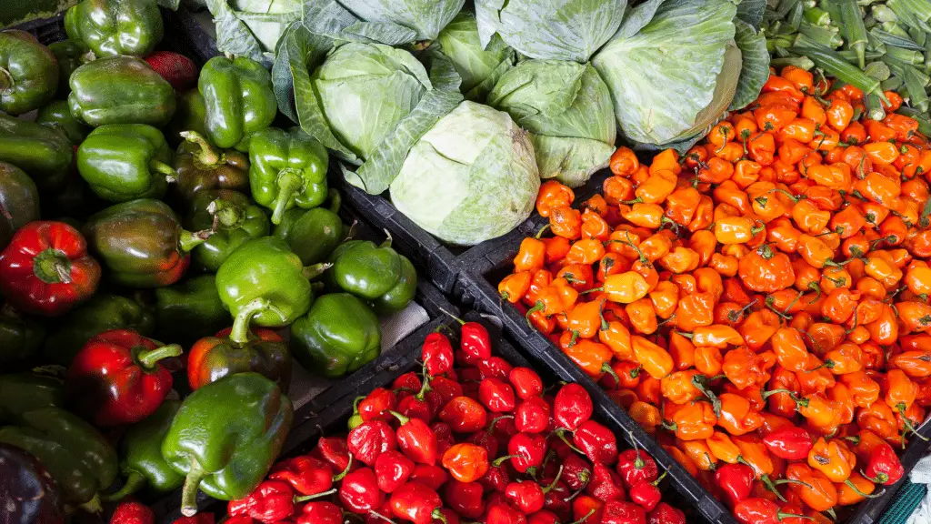 Farming Goods in Supermarket