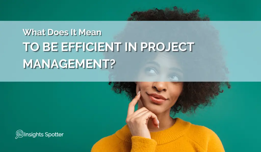 What Does It Mean To Be Efficient in Project Management